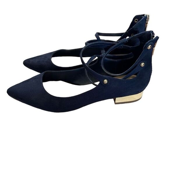 Aldo Marieta navy and gold ballet flats- size 8.5 - Picture 6 of 7